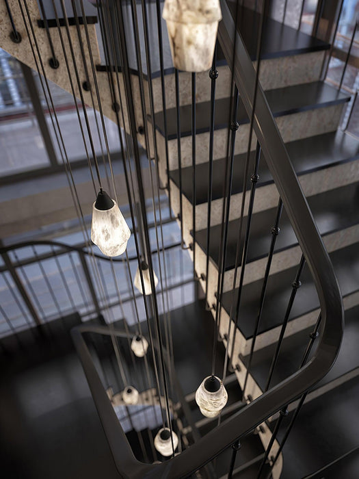 TEN MA DO Alabaster Pendant Lamp Vakkerlight