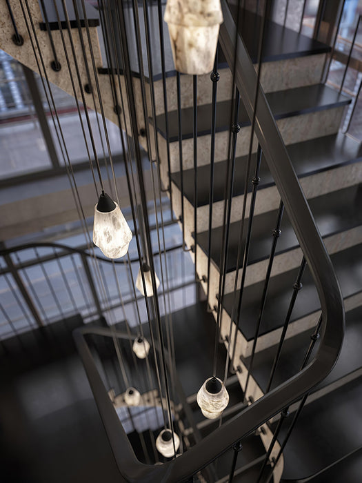 TEN MA DO Alabaster Pendant Lamp Vakkerlight