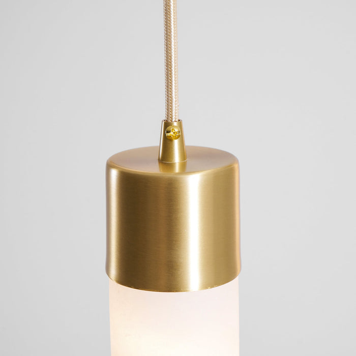 Alabaster Tala Brass Pendant Lamp Vakkerlight