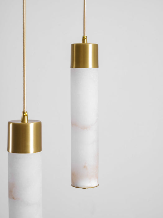 Alabaster Tala Brass Pendant Lamp Vakkerlight