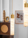 Alabaster Tala Brass Pendant Lamp Vakkerlight