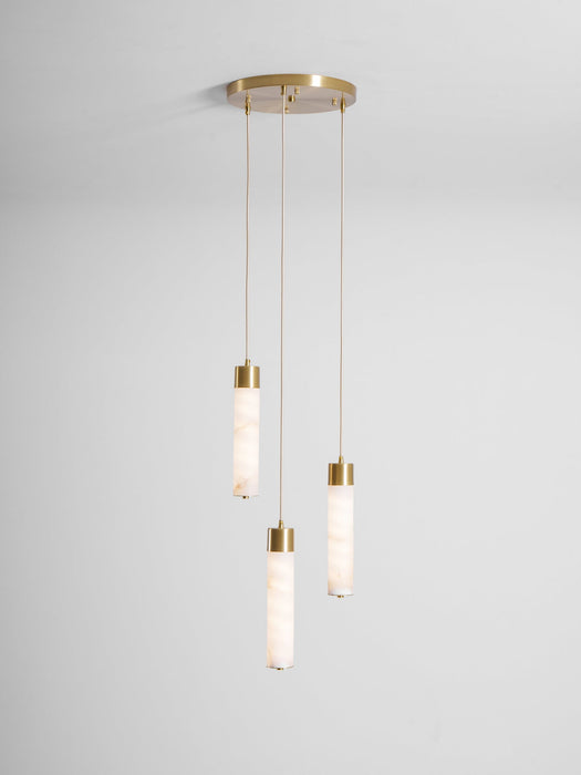 Alabaster Tala Brass Pendant Lamp Vakkerlight