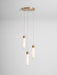 Alabaster Tala Brass Pendant Lamp Vakkerlight
