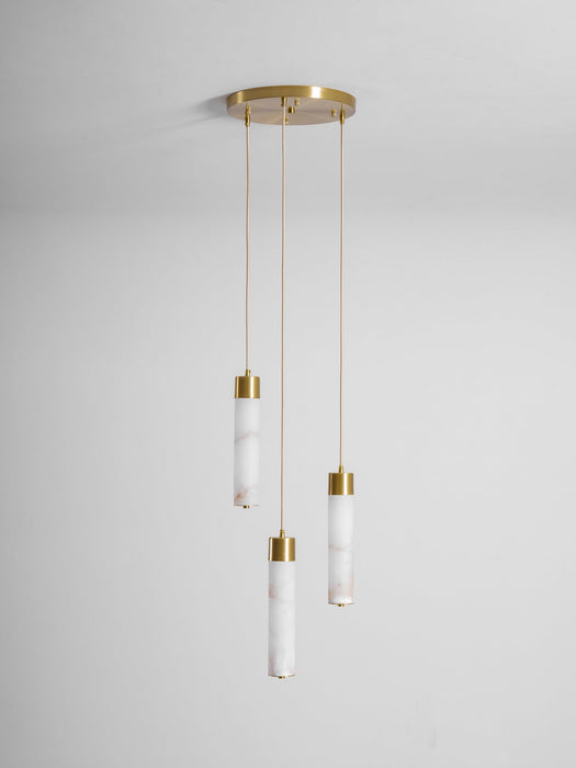 Alabaster Tala Brass Pendant Lamp Vakkerlight