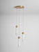 Alabaster Tala Brass Pendant Lamp Vakkerlight