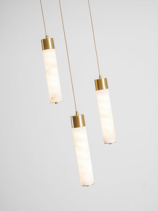 Alabaster Tala Brass Pendant Lamp Vakkerlight