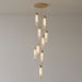 Alabaster Tala Brass Pendant Lamp Vakkerlight