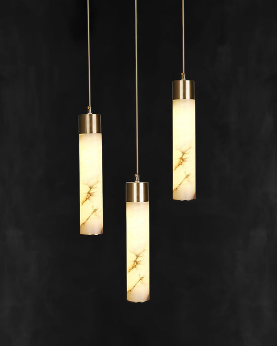 Alabaster Tala Brass Pendant Lamp Vakkerlight