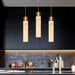 Alabaster Tala Brass Pendant Lamp Vakkerlight