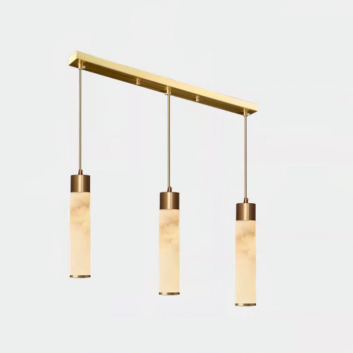 Alabaster Tala Brass Pendant Lamp Vakkerlight