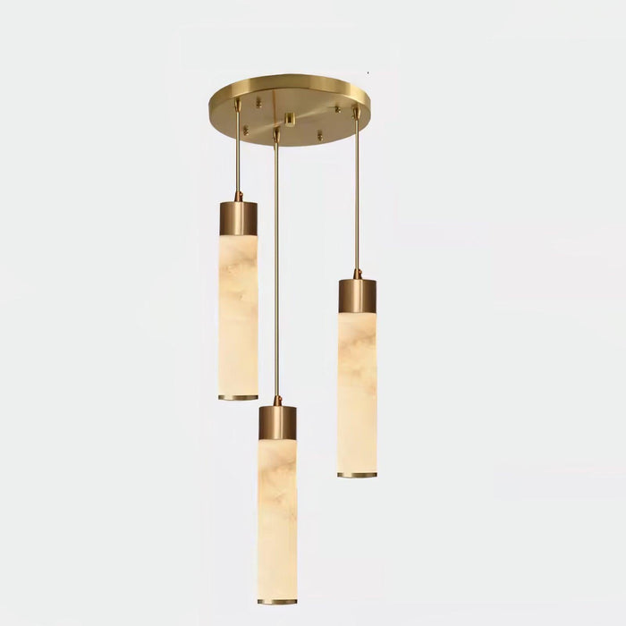 Alabaster Tala Brass Pendant Lamp Vakkerlight