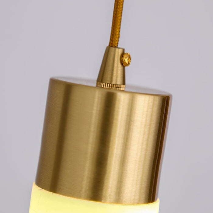 Alabaster Tala Brass Pendant Lamp Vakkerlight