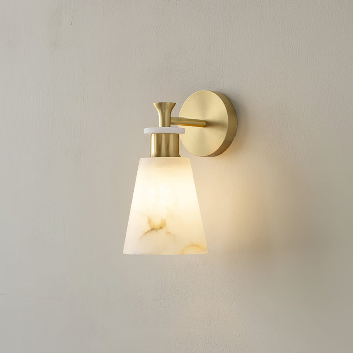 Tapered Alabaster Wall Sconce Vakkerlight
