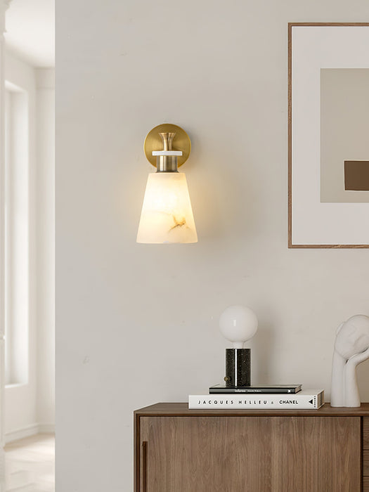Tapered Alabaster Wall Sconce Vakkerlight