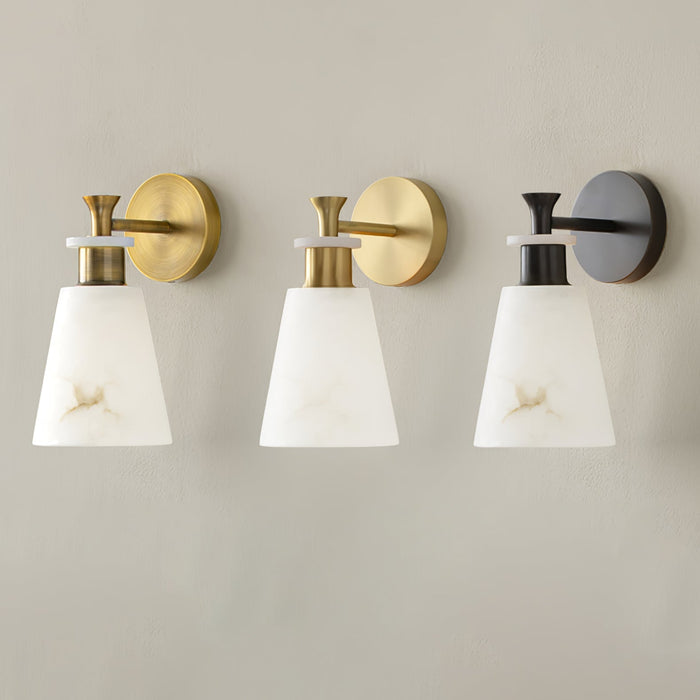 Tapered Alabaster Wall Sconce Vakkerlight