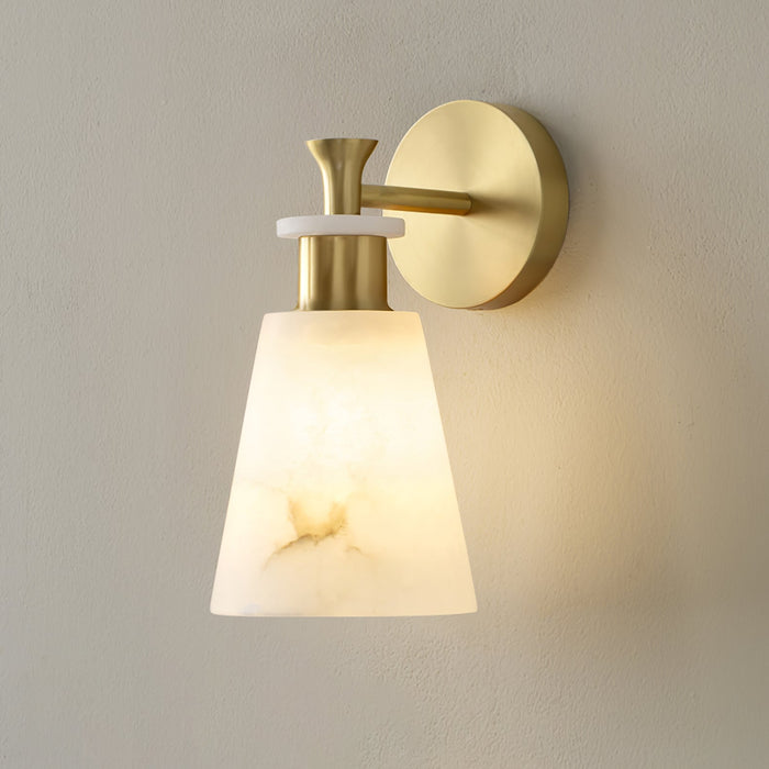 Tapered Alabaster Wall Sconce Vakkerlight