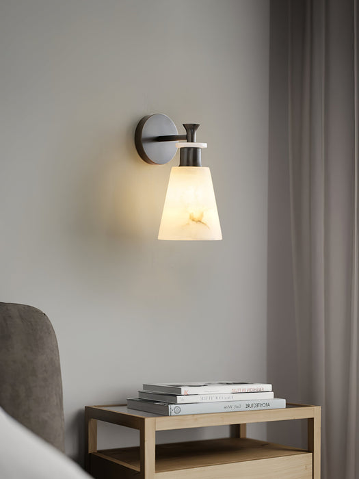 Tapered Alabaster Wall Sconce Vakkerlight