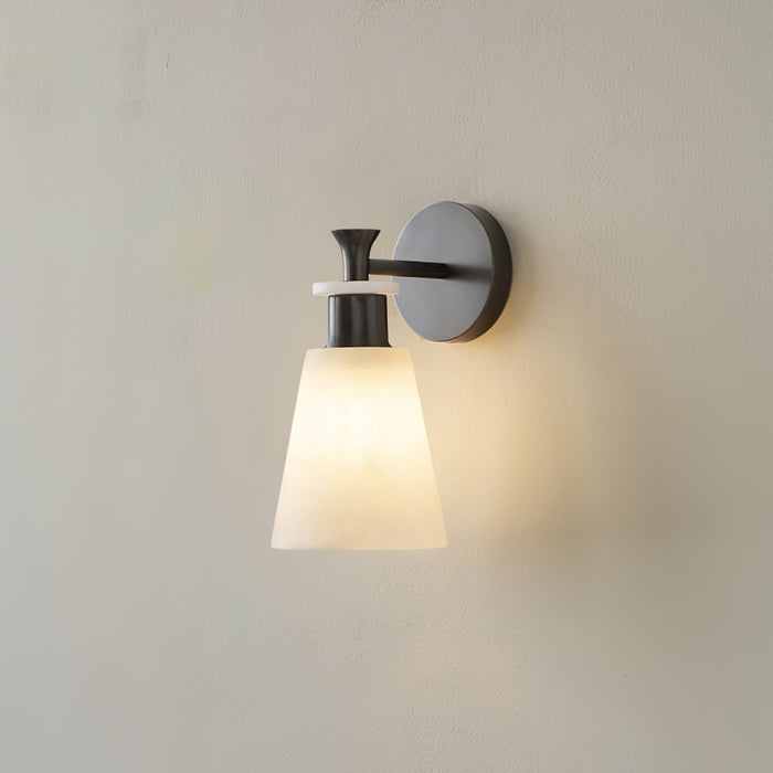 Tapered Alabaster Wall Sconce Vakkerlight