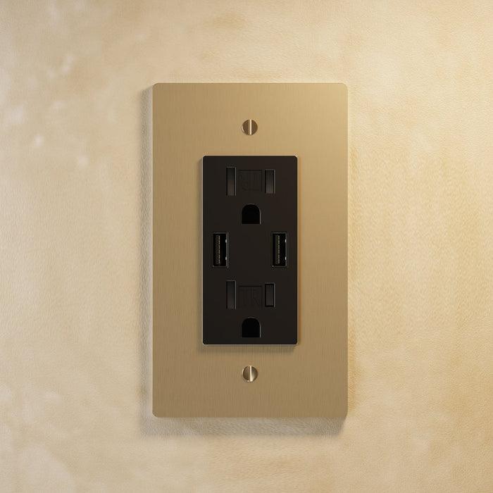 Brass Outlet (1 to 4 Gang) - Simprolos