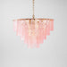 Opalora Pink Glass Chandelier Vakkerlight