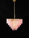 Opalora Pink Glass Chandelier Vakkerlight