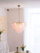 Opalora Pink Glass Chandelier Vakkerlight