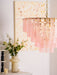 Opalora Pink Glass Chandelier Vakkerlight