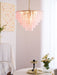 Opalora Pink Glass Chandelier Vakkerlight