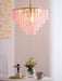 Opalora Pink Glass Chandelier Vakkerlight