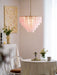 Opalora Pink Glass Chandelier Vakkerlight