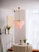 Opalora Pink Glass Chandelier Vakkerlight