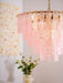 Opalora Pink Glass Chandelier Vakkerlight