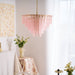 Opalora Pink Glass Chandelier Vakkerlight