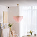 Opalora Pink Glass Chandelier Vakkerlight