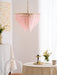 Opalora Pink Glass Chandelier Vakkerlight