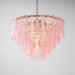 Opalora Pink Glass Chandelier Vakkerlight