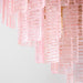 Opalora Pink Glass Chandelier Vakkerlight