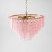 Opalora Pink Glass Chandelier Vakkerlight