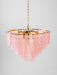 Opalora Pink Glass Chandelier Vakkerlight