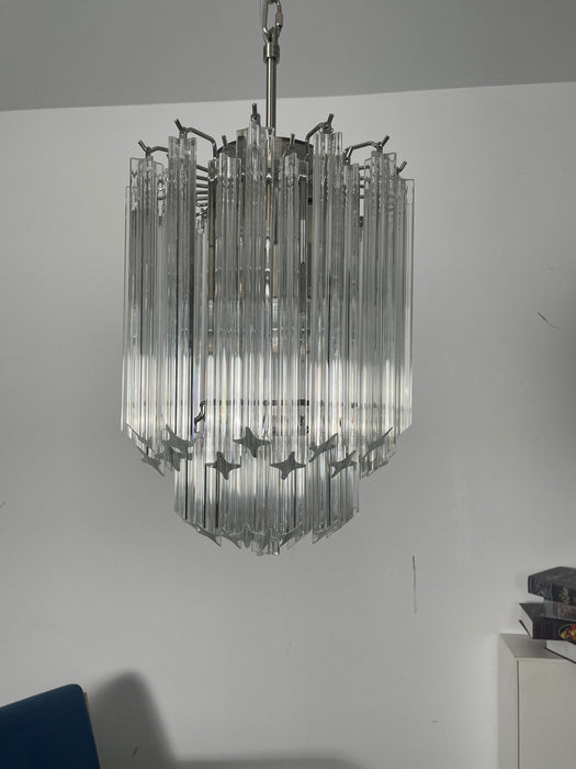 Transparant Glass Prism Chandelier Vakkerlight