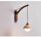 Travertine Swing Arm Wall Sconce Vakkerlight