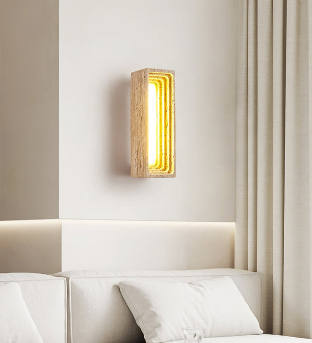 Canyon Travertine Wall Sconce Vakkerlight