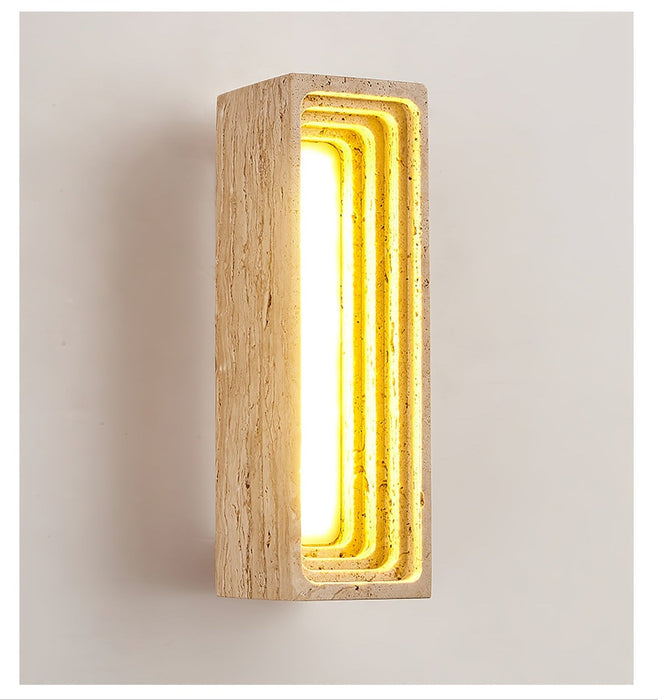 Canyon Travertine Wall Sconce Vakkerlight