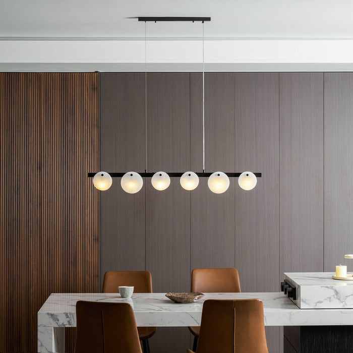 Trinidad Dining Room Alabaster Chandelier Vakkerlight