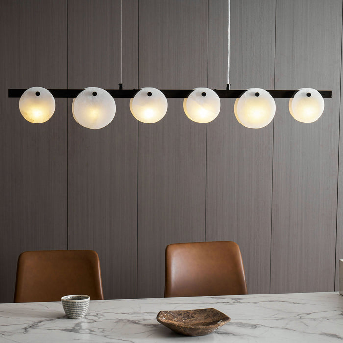 Trinidad Dining Room Alabaster Chandelier Vakkerlight
