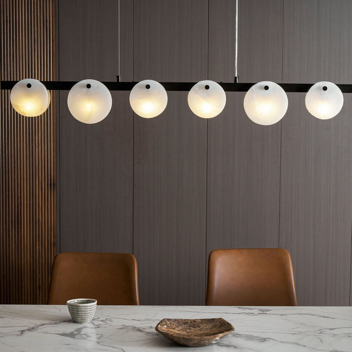 Trinidad Dining Room Alabaster Chandelier Vakkerlight