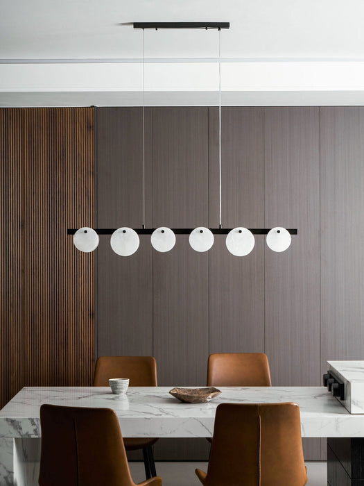 Trinidad Dining Room Alabaster Chandelier Vakkerlight