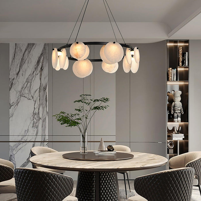 Trinidad Alabaster Chandelier Vakkerlight