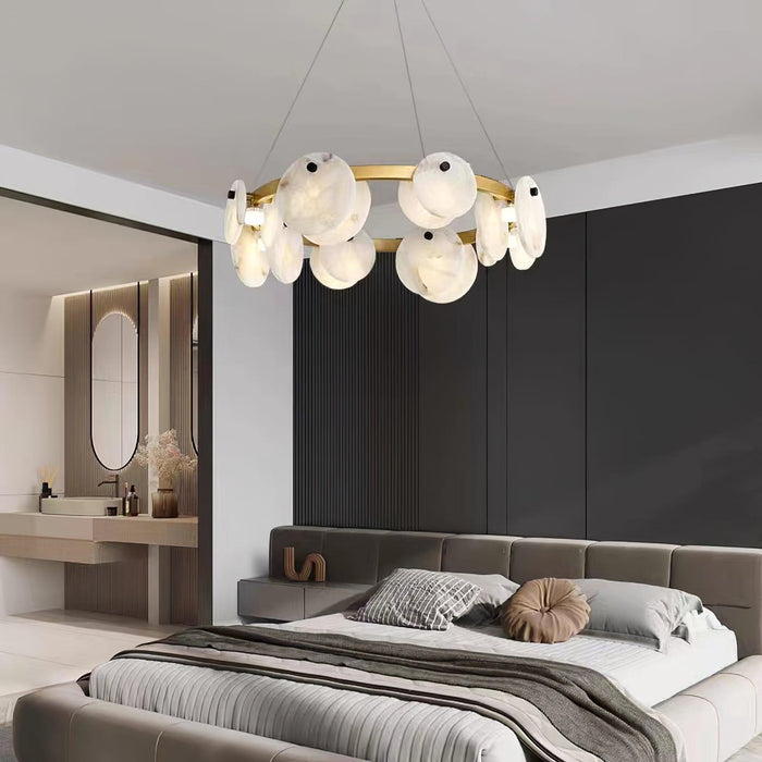 Trinidad Alabaster Chandelier Vakkerlight