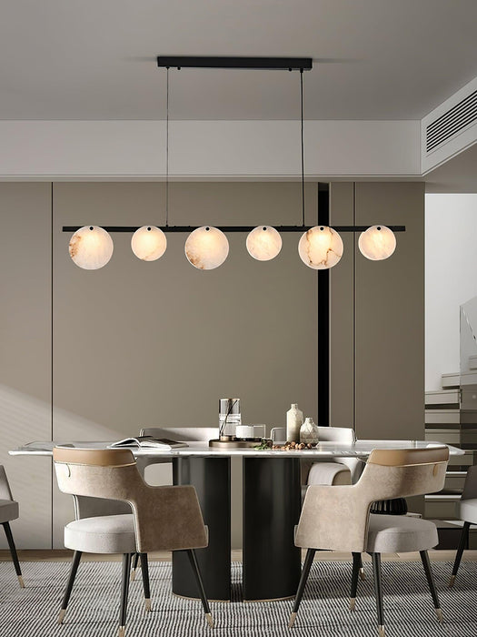 Trinidad Dining Room Alabaster Chandelier Vakkerlight